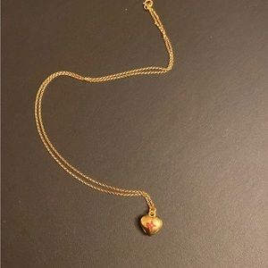 Old Soul Vintage Jewelry flower logo heart charm necklace